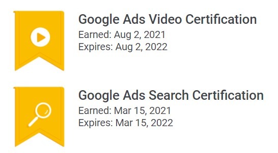 Google Ads Certifications Rithm Marketing PPC Certification 2